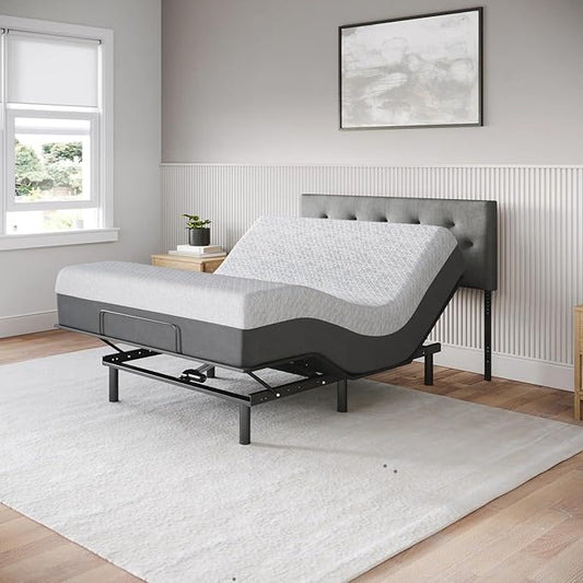 Celestial Sleep Aurora Adjustable Bed Base (Frame Only), Easy Assembly, Head and Foot Lift, Zero Gravity, Memory Positions - Full