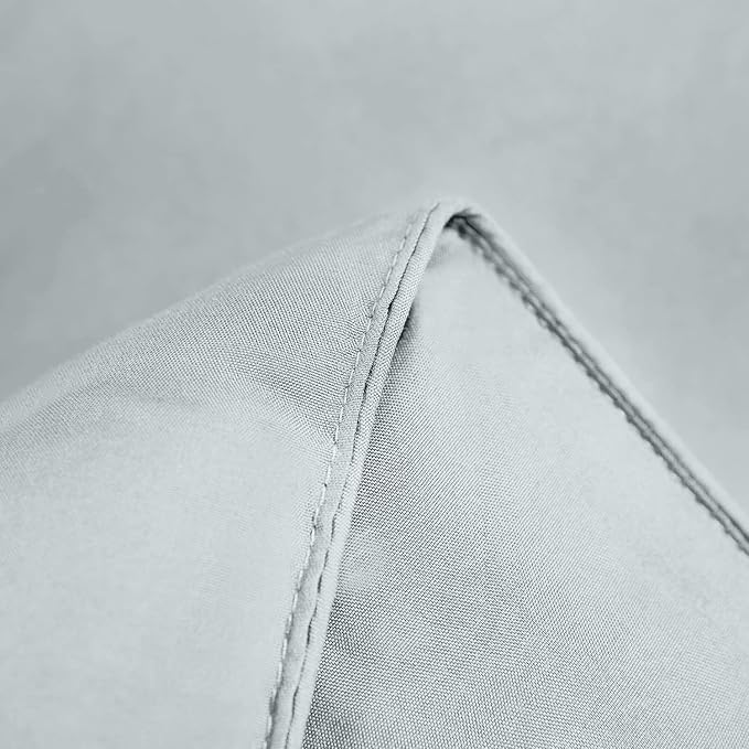 Utopia Bedding Queen Comforter Duvet Insert, Quilted Light Grey Comforter with Corner Tabs, Box Stitched Down Alternative Comforters Queen Size 88 x 88 inches