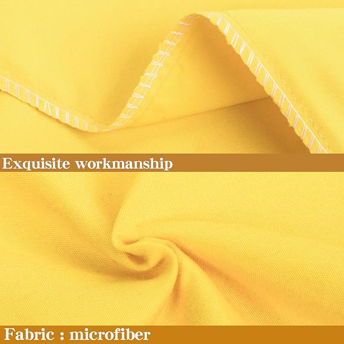 NTBAY Body Pillowcase - Brushed Microfiber 20x54 Pillowcase - Soft, Wrinkle-Free, Fade-Resistant, Stain-Resistant, Yellow Body Pillow Cover with Envelope Closure - 20x54 Inches, Yellow