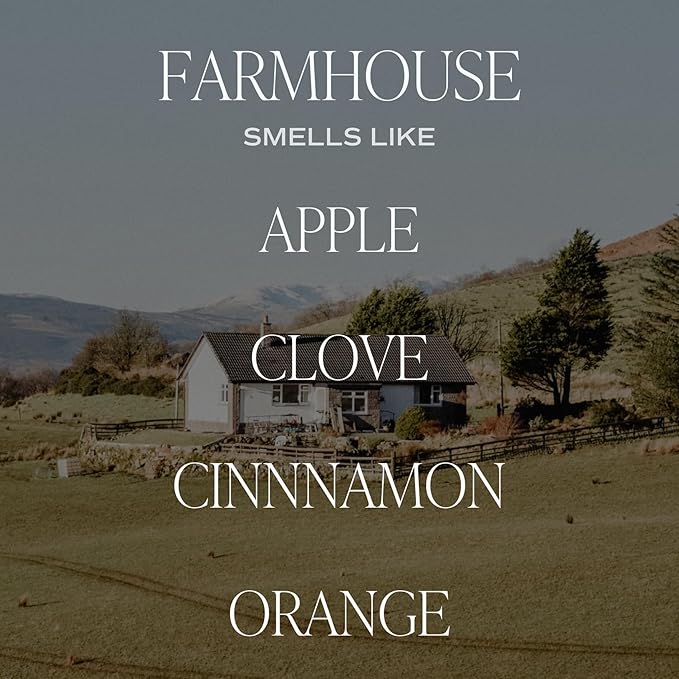 Sweet Water Decor Farmhouse Amber Reed Diffuser Set | Apple, Orange, Pumpkin, Fall Scented Reed Diffusers | Housewarming Gifts | Air Fresheners | Autumn Scents | Aromatherapy