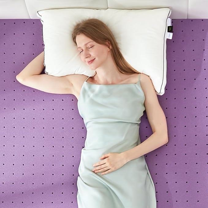 BDEUS 1.5 inch Twin Mattress Topper, Cooling Gel Memory Foam Bed Topper for Pressure Relief and Back Pain, CertiPUR-US Certified, Dorm Essentials
