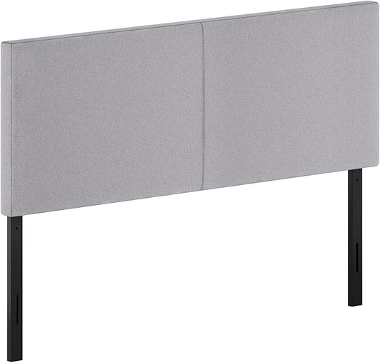 Furinno Roanne Upholstered Headboard, Queen, Glacier