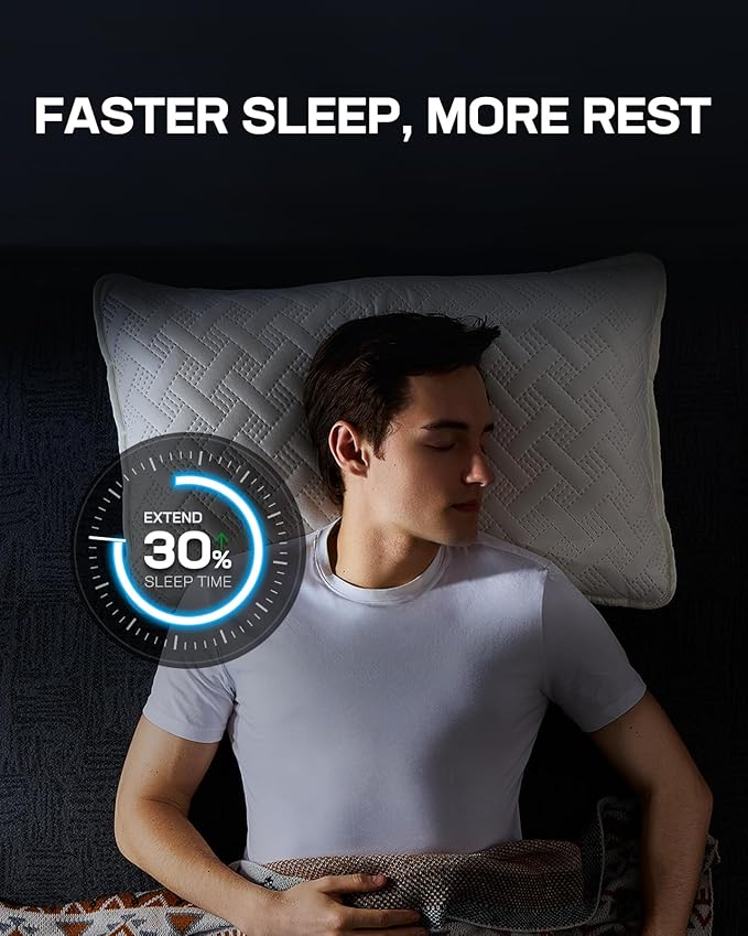 Marsail NS2 Pro Split King Adjustable Bed Base with Massage-Smart Dual Motor Bed Frame with Wireless Remote or App Control, 3-Min Assembly, Zero Gravity&Anti-Snore Modes, Under Bed Lighting