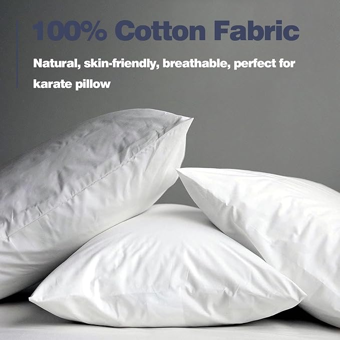 14x22 Down Feather Pillow Inserts Set of 2, 100% Organic Cotton Bedding Throw Pillow Inserts Firm Large Lumbar Pillows in Bed Decorative Pillows for Couch