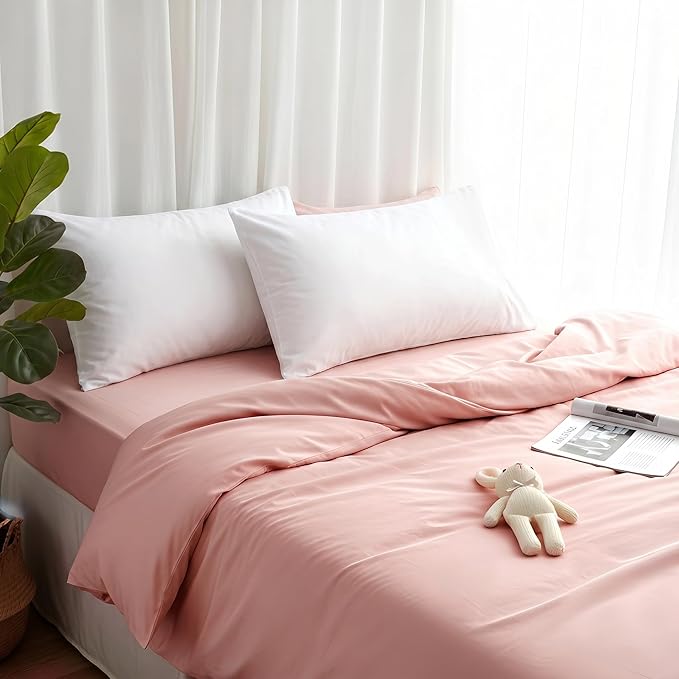 Brushed Microfiber Pillow Cases Standard Size Pillow Case-Envelope Closure Pillowcases Standard Set of 2,Cooling & Moisture Wicking,Wrinkle Resistant Bed Pillowcases 20" X 26" (Standard,White)