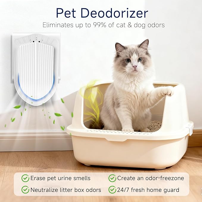 Plug In Air Ionizers - 4Pack Negative Ion Technology Air Purifier, Quiet Mini Air Freshener for Home, Bedroom, Office, Basement - Portable Air Purifiers for Odor, Dust, Smoke, Pet Smell White