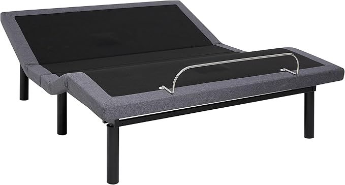 Naomi Home Idealbase Queen Adjustable Bed Frame with Lumbar Support & Head Tilt, Foot Incline, Back & Leg Massage, USB Ports,Wireless Remote, Ergonomic Zero-Gravity Smart Bed
