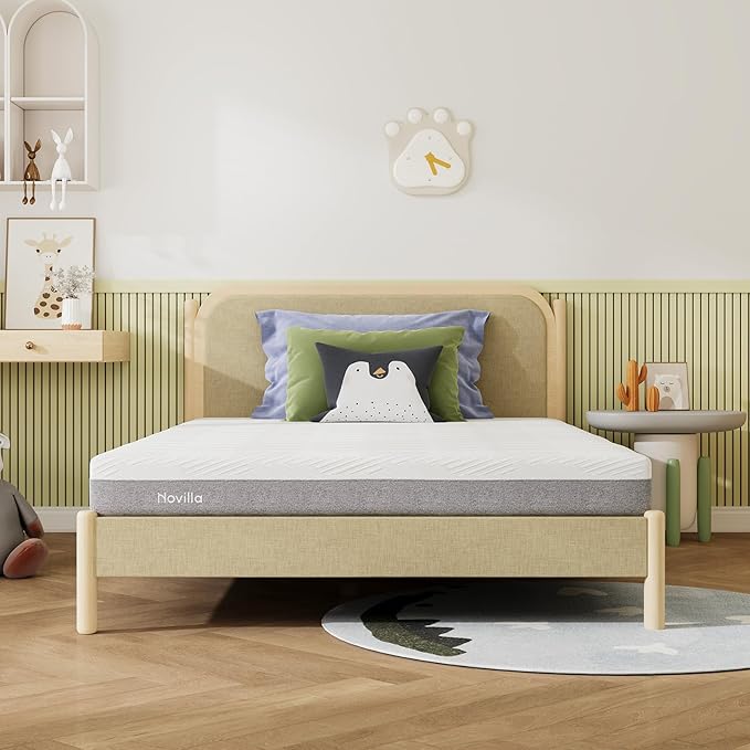 Novilla Mattress Full, Memory Foam Mattress 8 Inch for Contour Support & Pressure Relieving & Plush Comfort, CertiPUR-US Certified Foam