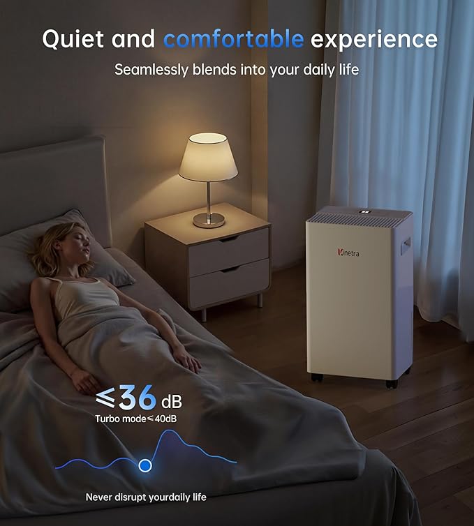 1500 Sq. Ft Dehumidifiers for Home, 30 Pints dehumidifier for Basement with drain hose,Smart APP control, 1.6L Tank,24H Timer,Intelligent Humidity Control,Ideal for Bedroom,Bathroom