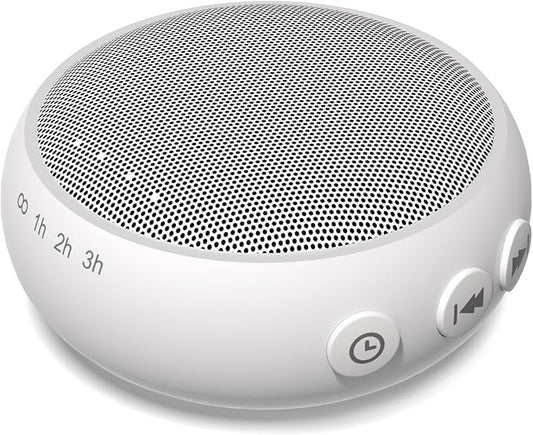 Small Sound Machine Mini White Noise Machine for Baby Kids Adult with 32 Soothing Sounds 32 Volume Levels Sleep Brown Noise Machine for Travel Office Privacy with 4 Timer & Memory