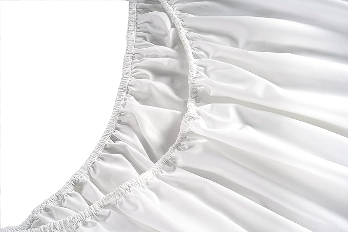 LANE LINEN Queen Sheet Set - 450 Thread Count Premium Soft Long Staple 100% Cotton Sheets, Hotel Luxury Sateen Silky Finish, Snug Fit 15" Deep Pocket, Low Pill, Machine Washable - White