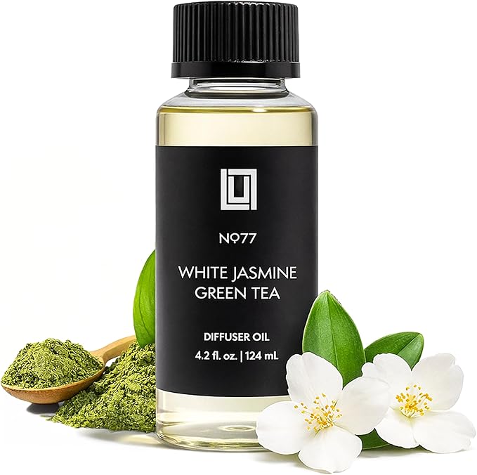 Aroma by Lulu - White Tea & Thyme - Luxury Fragrance Oil for Waterless Cold Air Diffusers - Aromatherapy Fragrance Oil Blend for The Home or Office