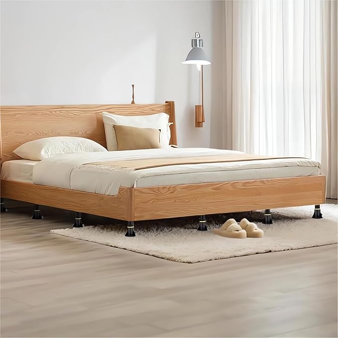 Adjustable Bed Support Legs Heavy-Duty, Bed Frame Center Support & Furniture Legs for Bed Frame/Sofa/Dresser, Height Adjustable 4.1-7.3 Inch (2 Pack)