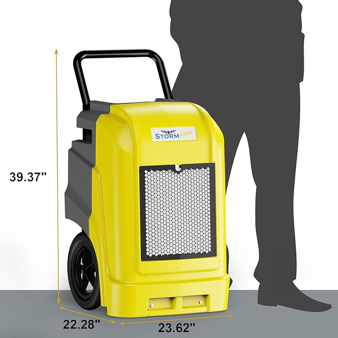 ALORAIR Commercial Dehumidifier with Pump Drain Hose, 190 Pints Industrial Dehumidifiers Large Capacity for Basements, Garages, Mall & Job Sites, 5 Years Limited Warranty