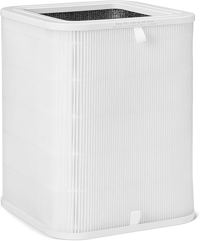 Amazon Basics Air Purifier Replacement Filter for Amazon Basics Large Room Air Purifier B0DT63BVN3 (NOT for other models), Covers Up to 2600 Sq Ft, White, 1 Pack
