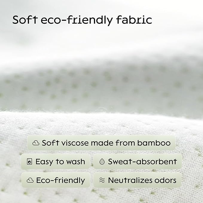 100% Waterproof Pillow Protectors Standard 20x26 Pair Zippered Pillow Case, Pillow Cover, Guaranteed Noiseless Pad, Ultra Plush Absorbent (Viscose Made from Bamboo), Green 2 Pack