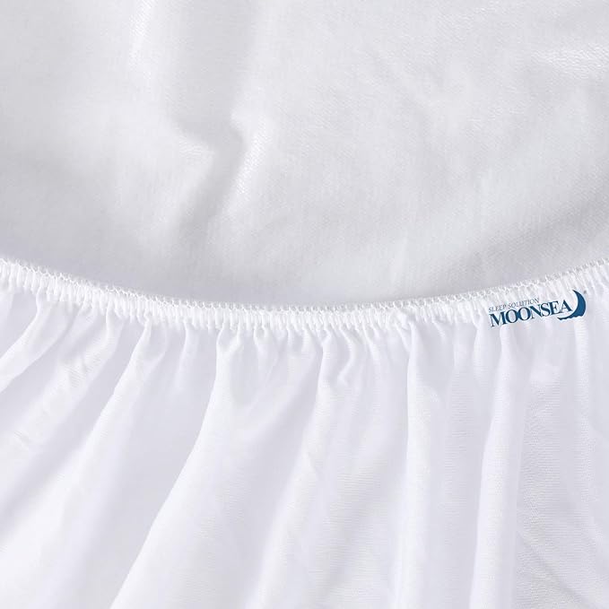 RV Short King Size Mattress Protector Waterproof,Smooth Top Mattress Protector for Kids,Breathable Skin Friendly and Noiseless Fitted Sheet,Viscose Terry Mattress Cover