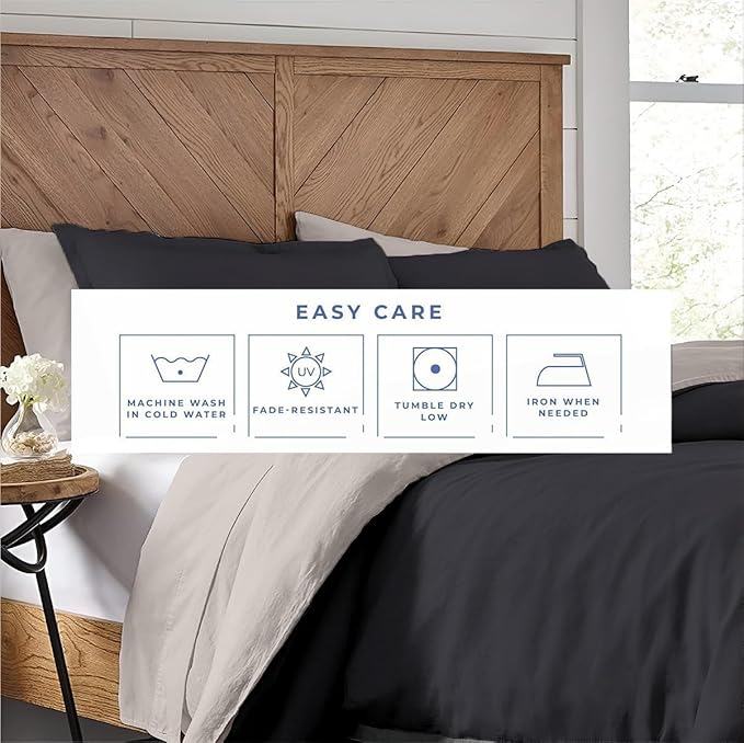 Kotton Culture 3 Pc King Size Duvet Cover Set- 100% Egyptian Cotton 600 Thread Count Ultra Soft Premium Durable Comforter Cover Zipper Closure & Corner Ties (Blended Grey, King 104"x94")