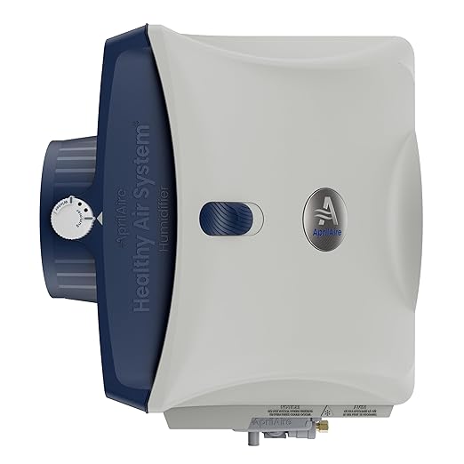 AprilAire 620MKZ Whole-House, Large Bypass Evaporative Humidifier – 18 Gallons Per Day, Water Saving with Manual Control and Installation Kit for up to 5,300 Sq. Ft.
