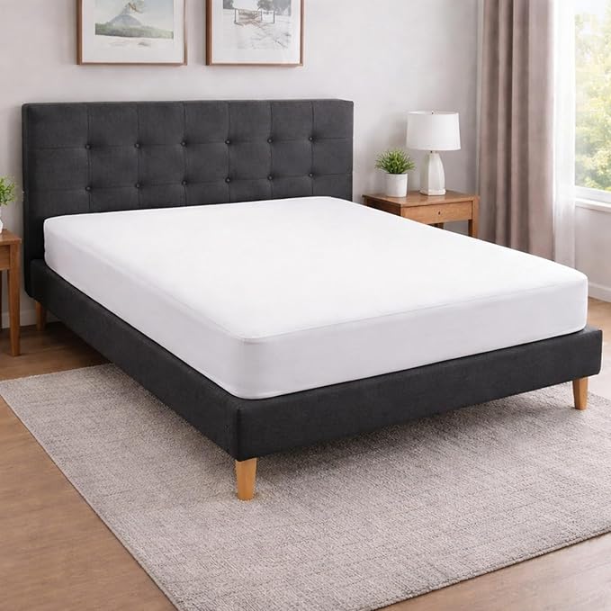DMI Mattress Protector Queen 2 Pack - Waterproof, Fitted, Noiseless, Soft & Breathable, 60" x 80" x 15", White