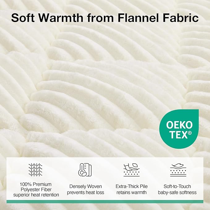 Novilla Fleece Mattress Topper California King, Warm Sherpa Mattress Pad, Cloud-Like Soft Bed Cover for Winter, Deep Pocket fits up to 21", Machine Washable