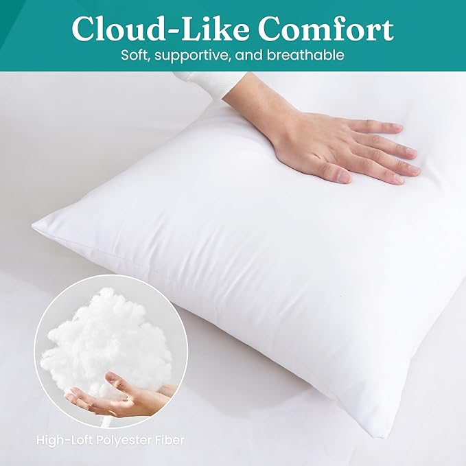 Oubonun 21x54 Full Body Pillow for Adults, Big Long Bed Pillow for Sleeping, Premium Firm Body Support Pillows for Side Sleepers