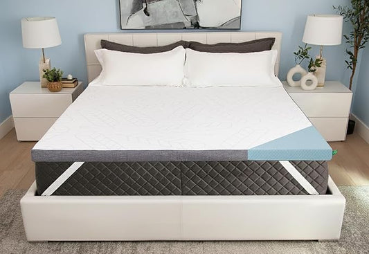Sleepyhead King Mattress Topper 3 Inch, Cooling Gel Memory Foam, King Size Mattress Topper for Pressure Relief, Removable Washable Cover, CertiPUR-US Certified, Mattress Pad King (King 3")