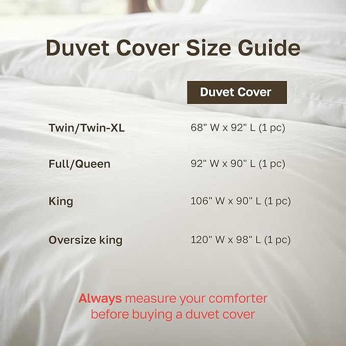 California Design Den Natural 100% Cotton Twin Duvet Cover/Twin XL Only - Premium 400 Thread Count, Soft Sateen Weave, Button Closure and Corner Ties - Paisley Beige