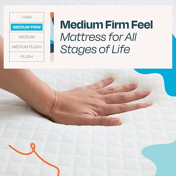 Linenspa 6 Inch Gel Infused Memory Foam Mattress – Twin Size – Medium Firm - Low Profile Bed - Mattress in a Box - Youth or Kids Bedroom - Pressure Relieving and Breathable – CertiPUR-US Certified