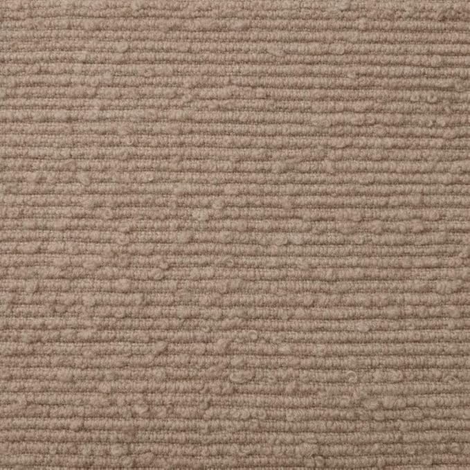 Square Bed – Washable Cover - Soft Upholstered Linen - Minimalist Modern - Sold Separately (Taupe Boucle, Queen Base)