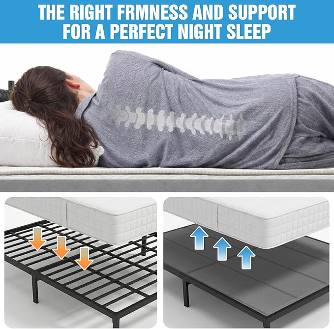Bunkie Board Queen Size (60x80''), 10mm Bed Boards for Under Mattress, Breathable, Noise Minimizing, Moisture Resistant Bunkieboards, Heavy Duty Bed Support Board for Platform & Slatted Frames