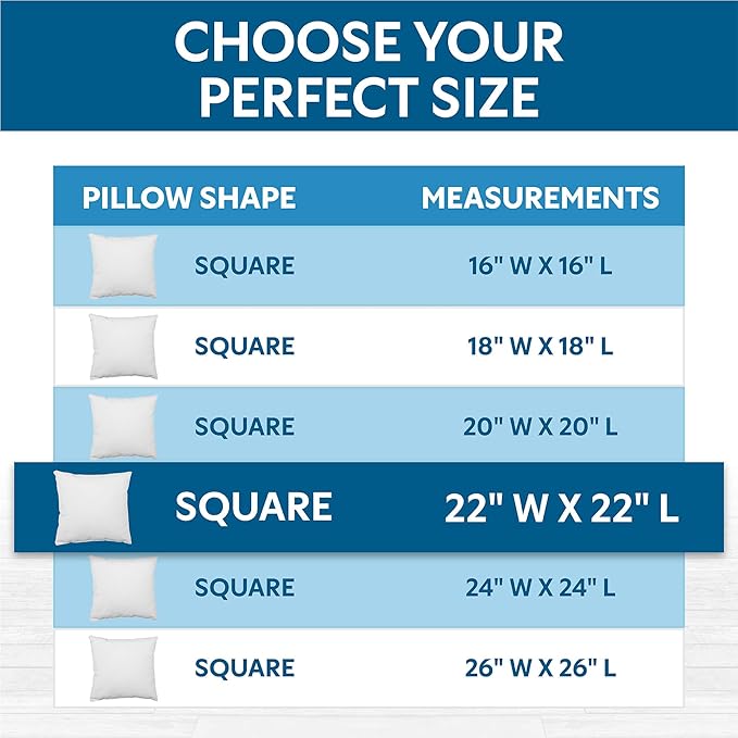 Guardmax Jersey Knitted Throw Pillow Protector with Zipper - 2 Pack -100% Waterproof, Bed Bug Proof, Dust Mite Proof, & Hypoallergenic Pillow Covers - Premium Zippered Pillow Cases. (22 X 22)