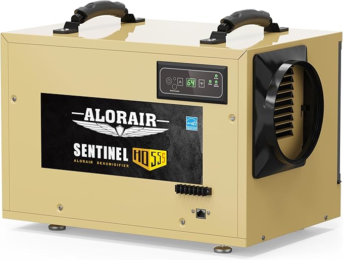 ALORAIR 120 PPD Commercial Dehumidifier, with Drain Hose for Crawl Spaces, Basements, Industry Water Damage Unit, cETL Listed, Compact, Portable, Auto Defrost, Memory Starting, 6 Years Warranty