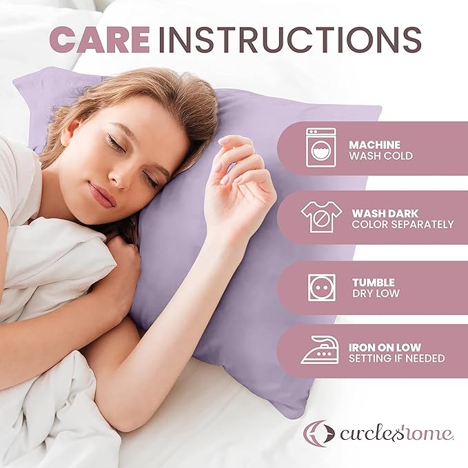 CirclesHome Pillow Protectors Single Pack Body (20 x 55) Zippered - 100% Cotton Breathable Pillowcases - Protects Pillows from Dirt, Dust and Debris (Body- Single Pack - 20x55)