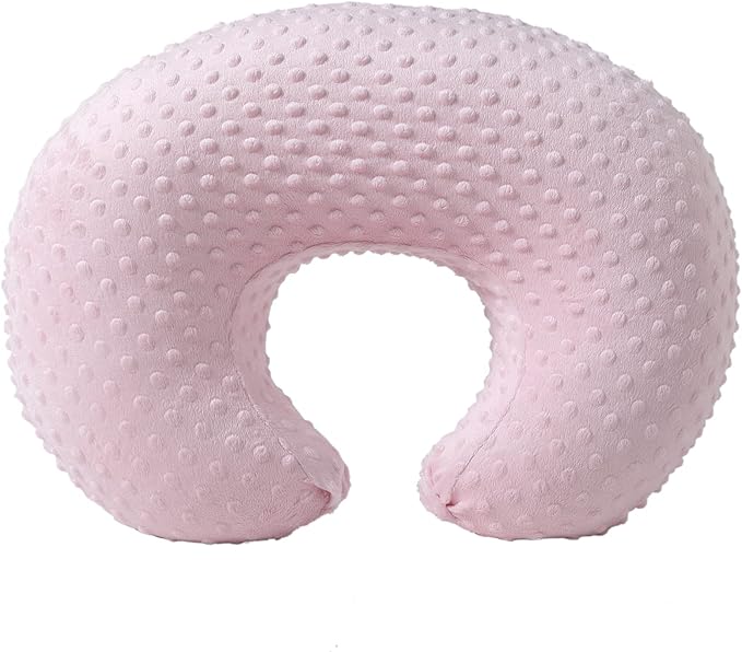 Baby Nursing Pillow and Body Positioner with Premium Slipcover for Breastfeeding for Baby Boys and Girls, Feeding Pillow with Breathable Comfortable Pillowcase (Blushing Bride)