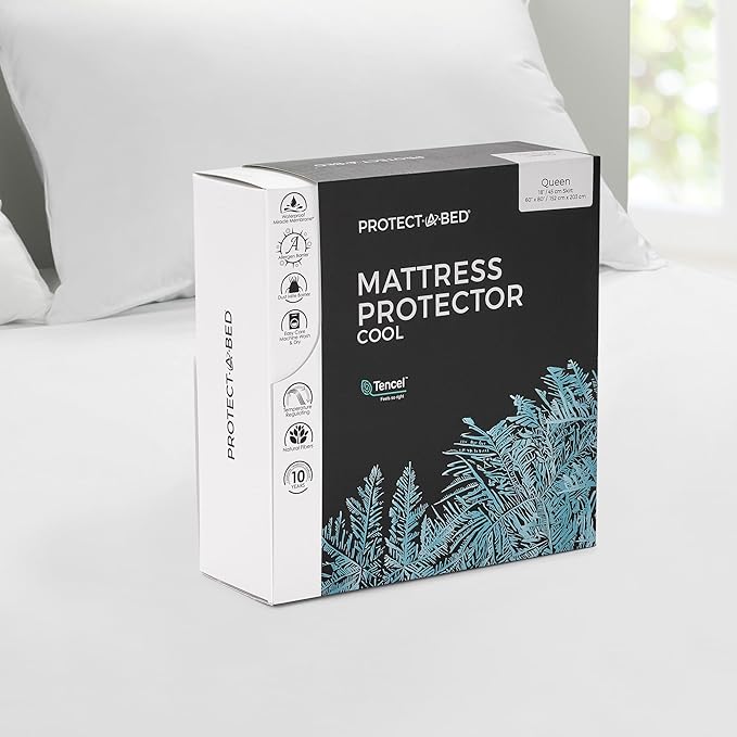 Protect-A-Bed Cool Waterproof Mattress Protector, King