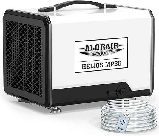 ALORAIR 70 Pints Crawl Space Dehumidifier with Pump and Drain Hose, Compact Basement & Commercial Dehumidifier for Water Damage Restoration, Covers Up to 1,000 Sq. Ft., 6-Year Limited Warranty