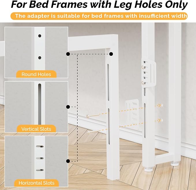 VINGLI Full Size Headboard for Bed,Headboards with Storage, Charging Stations and LED Lights, 2 Tier Shelves and Pegboard, Modern Bed Head Board, Adjustable Height, Upholstered Fabric, White