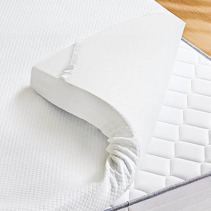 Sweetcrispy Mattress Topper Queen with Removable Soft Cover, Memory Foam 2 Inch Thick Gel Infused Cooling Toppers Pad for Queen Size Bed, Sleeper Sofa, RV, Camper, CertiPUR US Certified