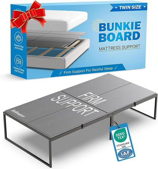 Bunkie Board Twin Size (38x75''), Heavy Duty Bed Boards for Frame, Sleeper Sofa Support Board to Stop Sagging Mattress, Breathable, Noise Minimizing, Moisture Resistant