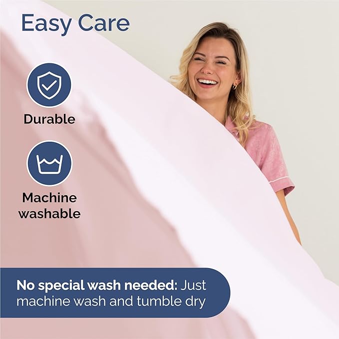 King Size 4 Piece Sheet Set - Comfy Breathable & Cooling Sheets - Hotel Luxury Bed Sheets for Women & Men - Deep Pockets, Easy-Fit, Soft & Wrinkle Free Sheets - Lavender Pink Oeko-Tex Bed Sheet Set