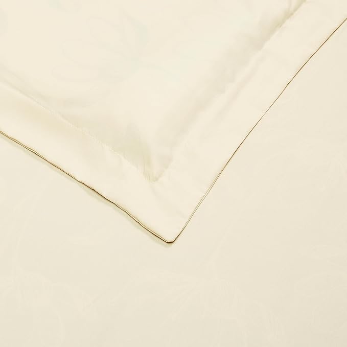 Amazon Basics Lightweight Microfiber 2-Piece Duvet Cover Set, Twin/Twin XL, Beige