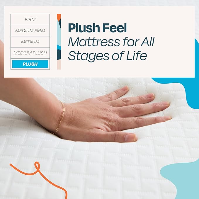 Linenspa 12 Inch Gel Infused Memory Foam Mattress – Twin Size – Plush - Cooling Gel - Mattress in a Box - Primary or Guest Bedroom - Pressure Relieving and Breathable – CertiPUR-US Certified