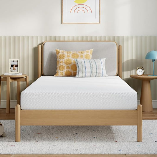 Novilla 6 Inch Twin Size Mattress, Twin Memory Foam Mattress with Cooling Foam & Breathable Comfort Layer,Pressure Relief Mattresses in a Box for Cool Touch & Support