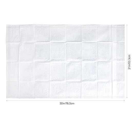 Disposable Pillow Case Covers(Pack of 100),Bulk Pillow Cases for Medical Hospital Travel,Paper Pillow Cases Disposable 21” Width x 30”Length (White)