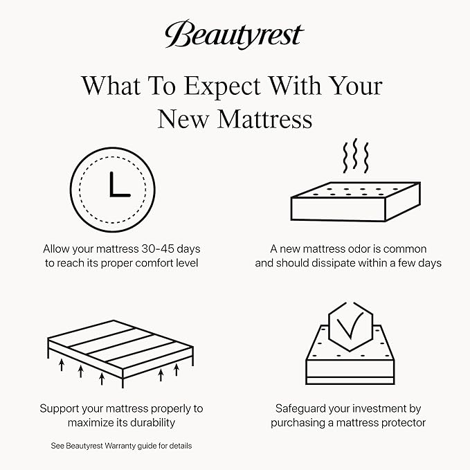Beautyrest Black Series Four 17.5" Firm Summit Pillow Top California King Mattress - Breathable, Cooling, and Supportive - CertiPUR-US Certified, 100-Night Sleep Trial, and 10-Year Limited Warranty