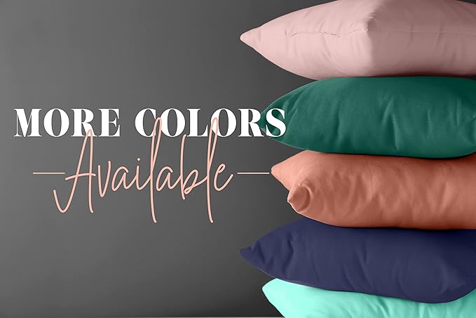 Elegant Comfort 6-PACK Solid Pillowcases 1500 Premium Hotel Quality Microfiber - Smooth Weave, Wrinkle and Stain Resistant, Easy Slip-On, 6-Piece Set, King Pillowcase, Lilac
