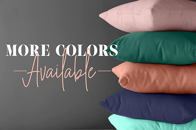 Elegant Comfort 4-PACK Solid Pillowcases 1500 Premium Hotel Quality Microfiber - Smooth Weave, Wrinkle and Stain Resistant, Easy Slip-On, 4-Piece Set, Standard/Queen Pillowcase, Yellow