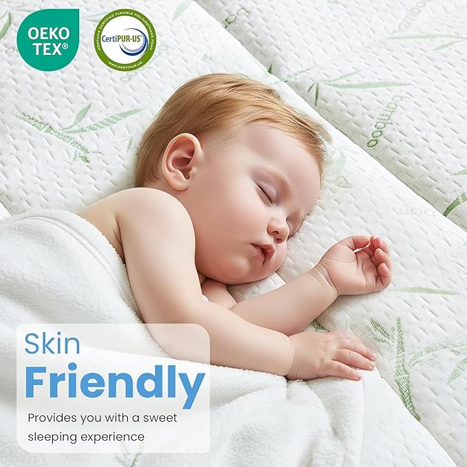 DUMOS Dual Layer Memory Foam Mattress Topper Queen, Gel Memory Foam Mattress Topper and Pillow Top Mattress Pad Cover for Body Pressure Relief, Soft Thick Topper with 8-16 Inch Deep Pocket
