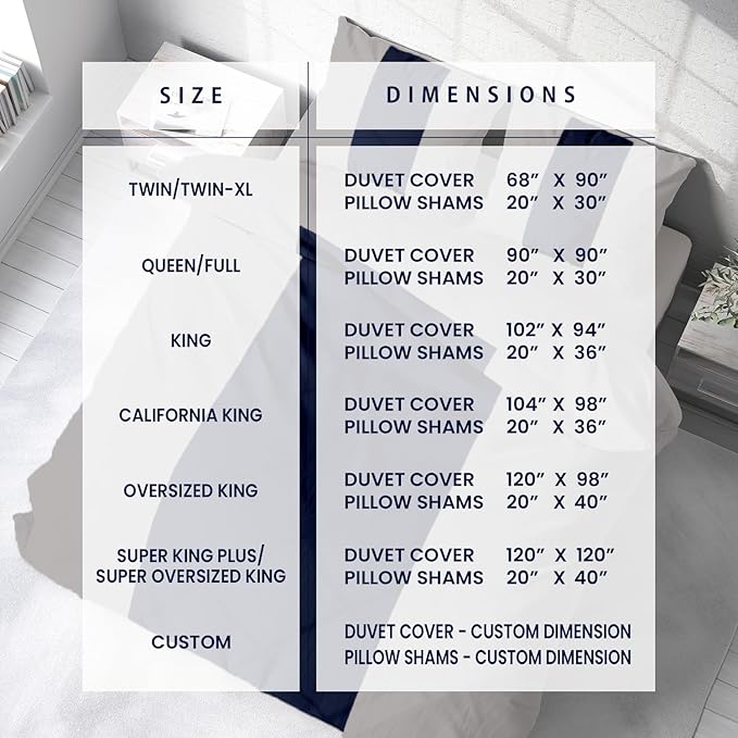 Kotton Culture 120"x98" 1 Pc Oversized King Duvet Cover Only 100% Egyptian Cotton - 600 TC Comforter Cover, Zipper Closure & Corner Ties - Fits Large King Inserts (Oversized King, Dashing Blue)